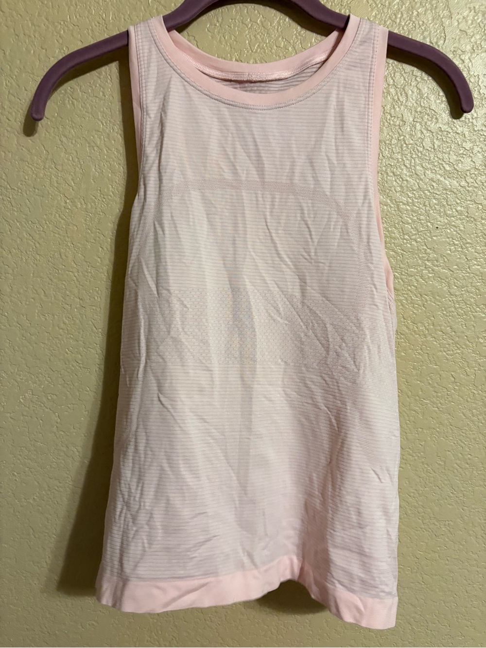 Lululemon Swiftly Tech Racerback Light Pink Tank Top